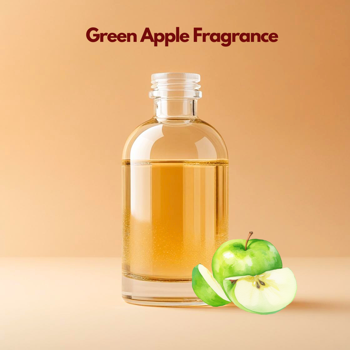 Green apple water soluble fragrance  for liquid soaps and fruity cosmetic formulations.