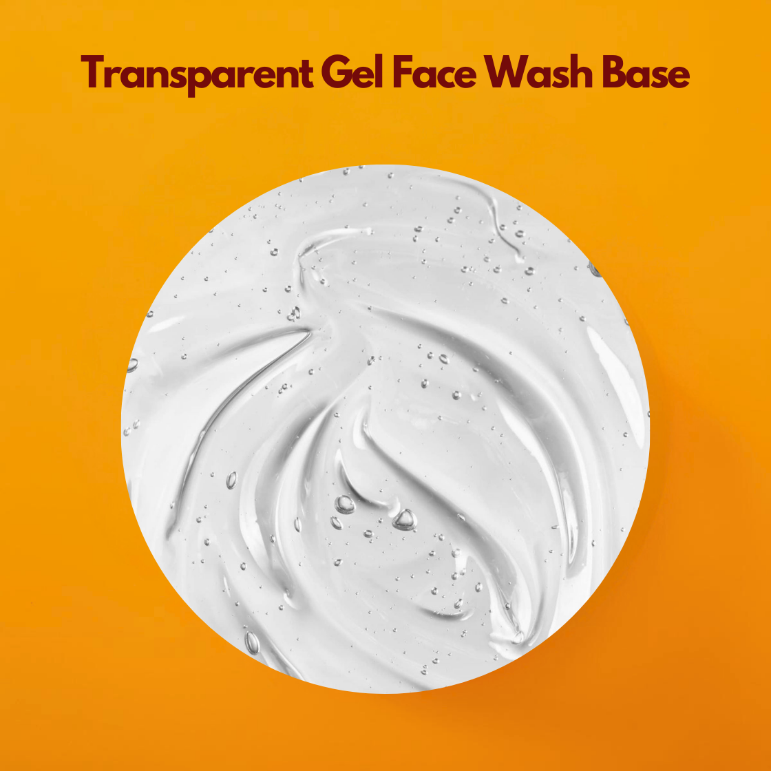 Transparent Gel Face Wash Base