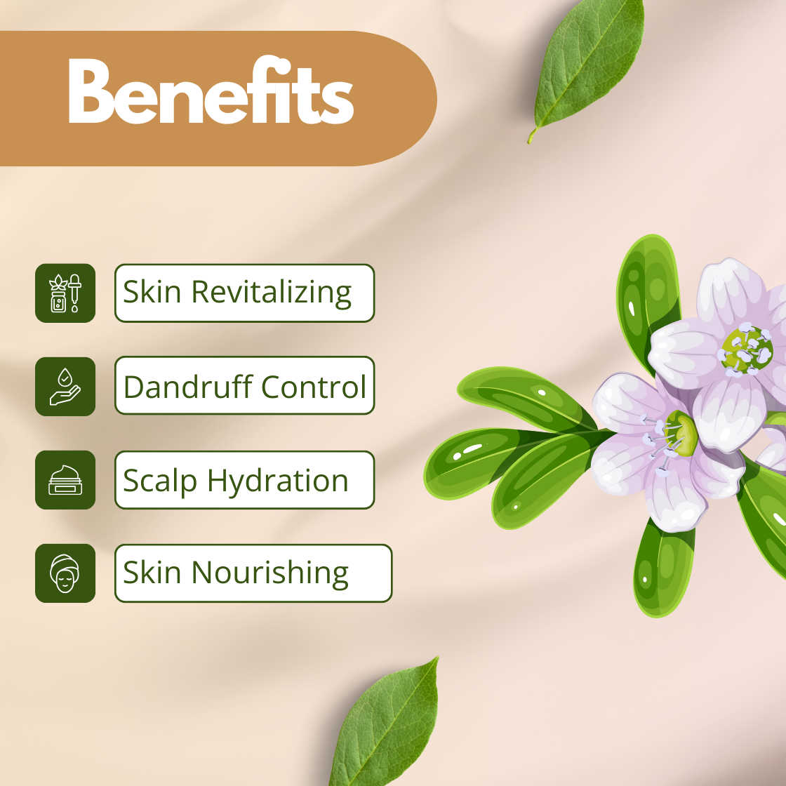 Pure cold pressed brahmi infused oil with herbal flowers, nourishing carrier oil for scalp hydration, haircare and Ayurvedic cosmetic products.