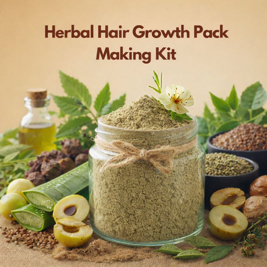Herbal Hair Growth Pack Making Kit