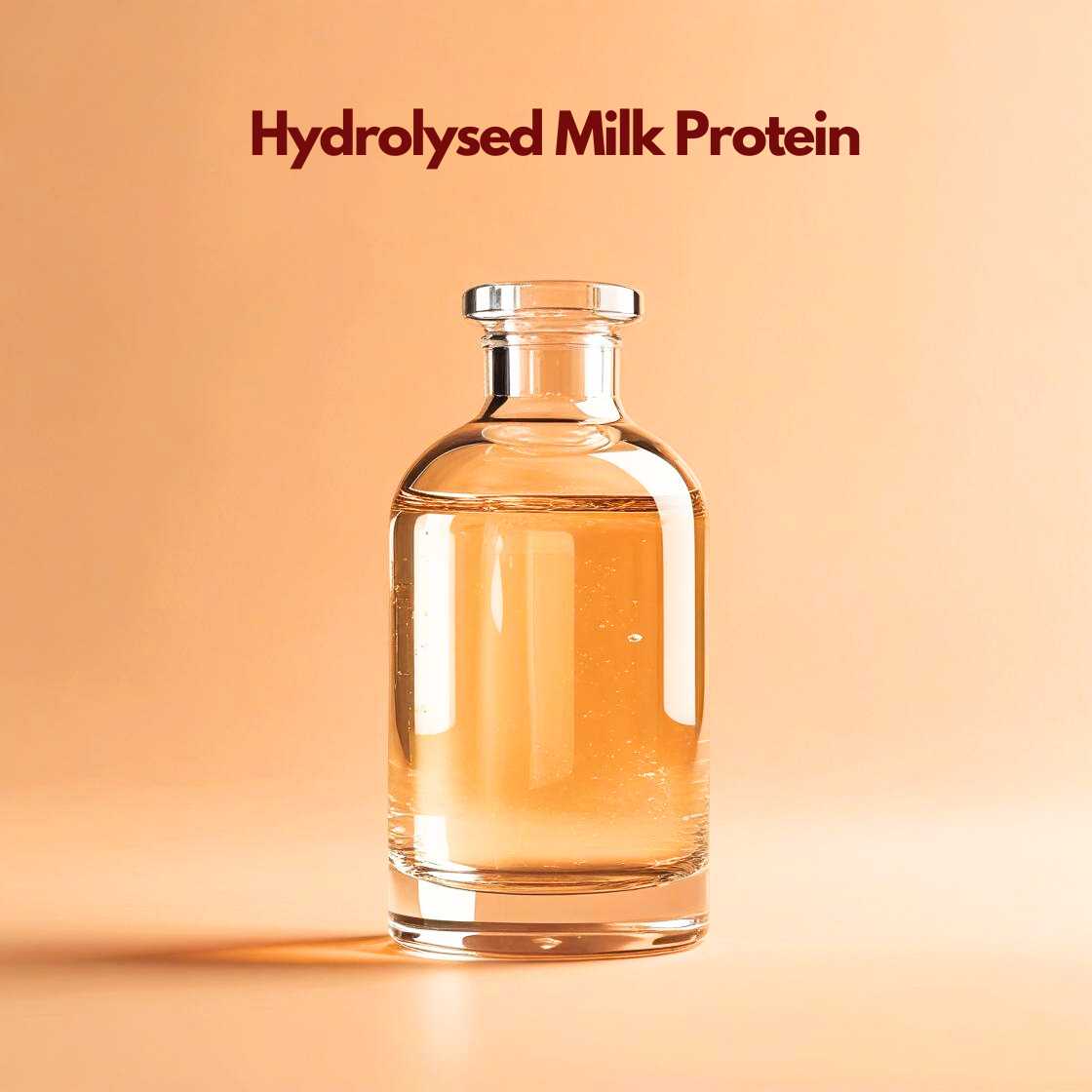 Hydrolysed milk protein for skin hydration and nourishing personal care formulations.