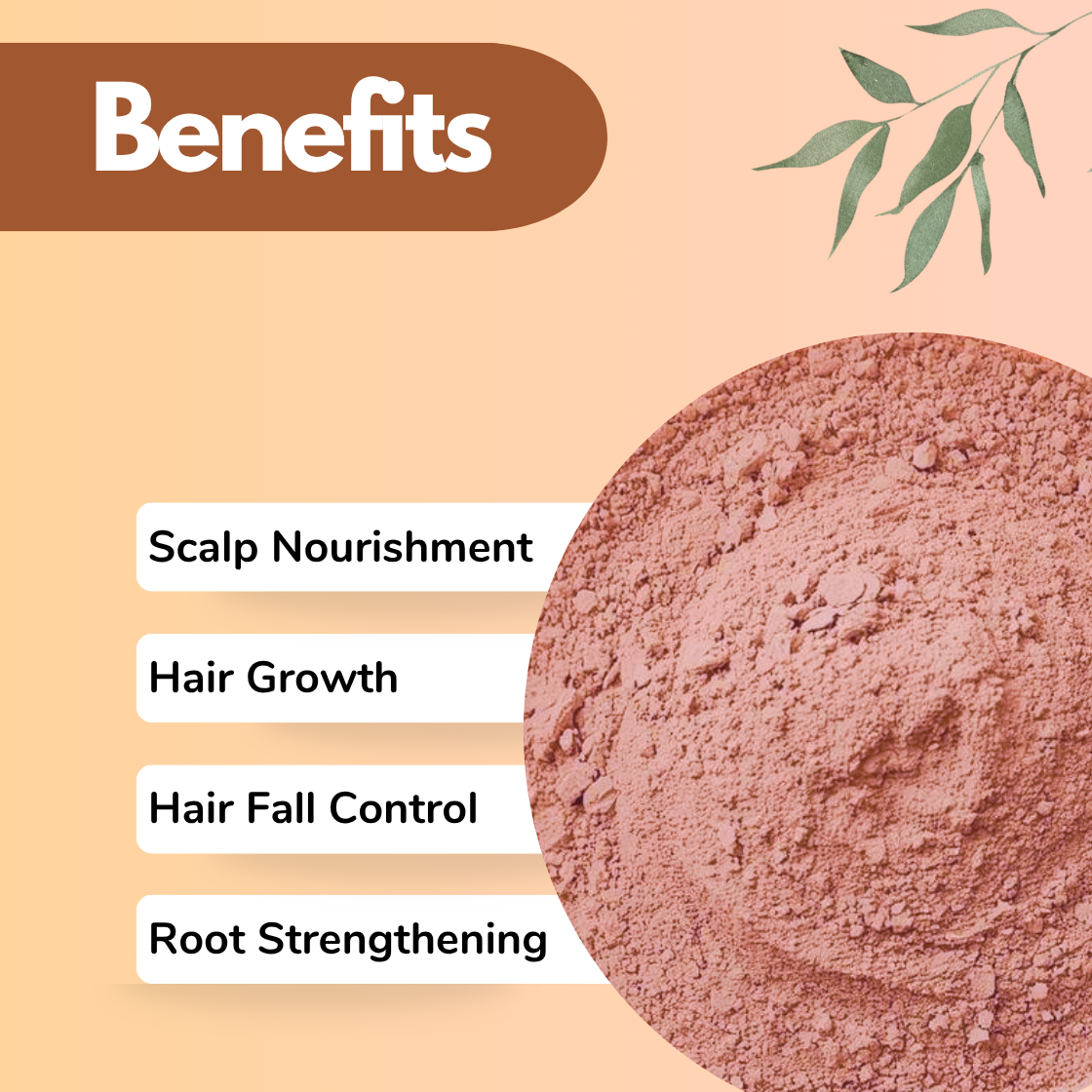 Onion Powder Natural Herbal Powder for Hair Growth & Hair Fall Control | Benefits infographic displaying fine dusty rose pink dehydrated Allium cepa onion powder in a circular dish on a warm peach background with botanical leaf. Onion powder is a natural hair care ingredient widely used in organic hair growth serums, anti hair fall formulations, scalp nourishment treatments & haircare products. Key benefits: Scalp Nourishment, Hair Growth, Hair Fall Control, and Root Strengthening, pyaz powder for haircare